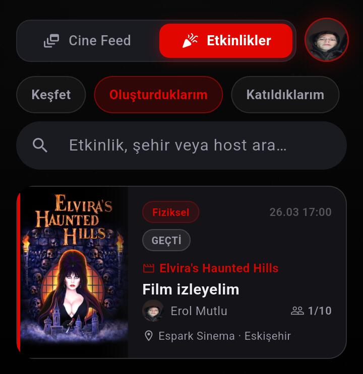 Etkinlikler